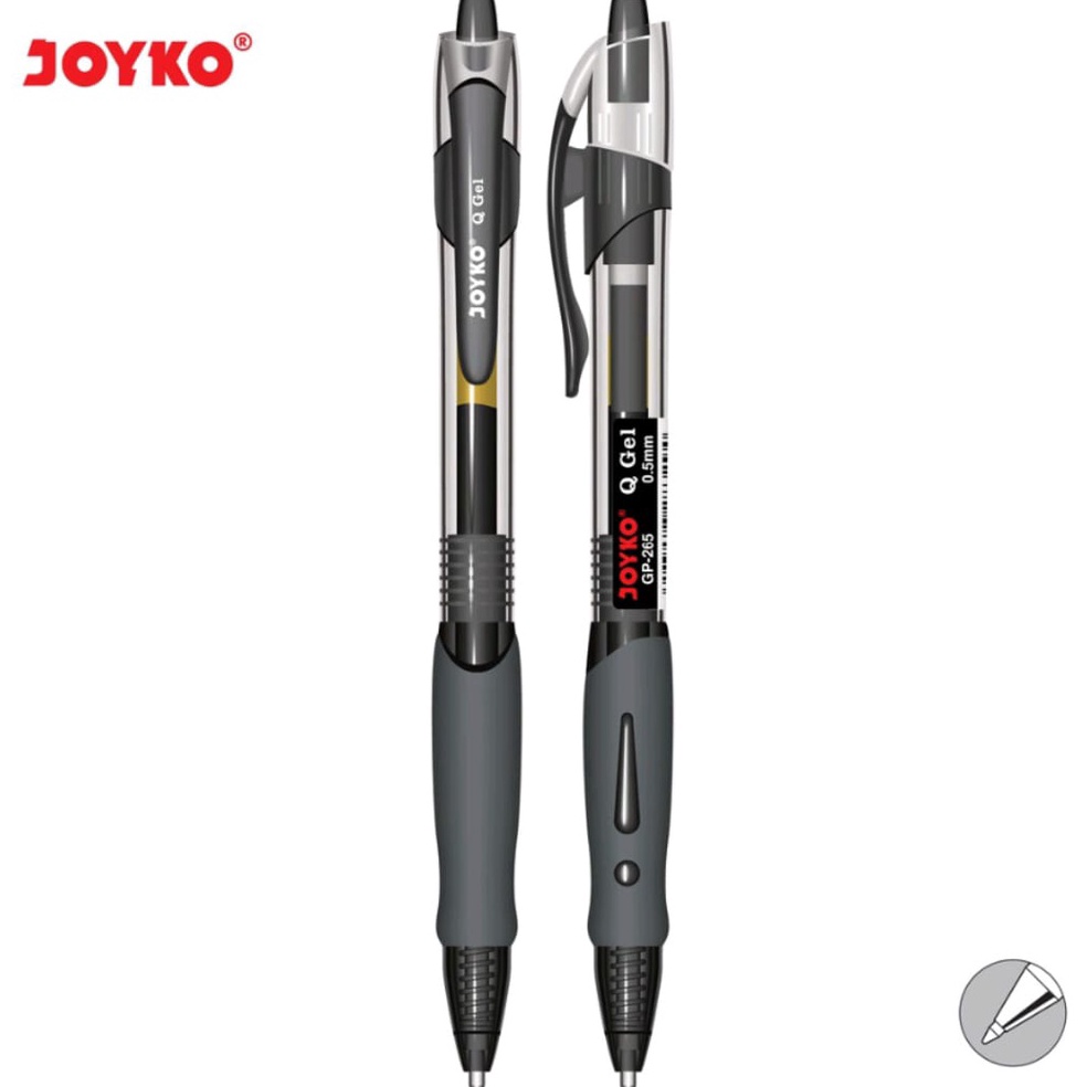

KODE U3P4 Joyko Bolpen Joyko GP265 Q 5 mm Gel Pen 1 Dzn Isi 12 Pcs