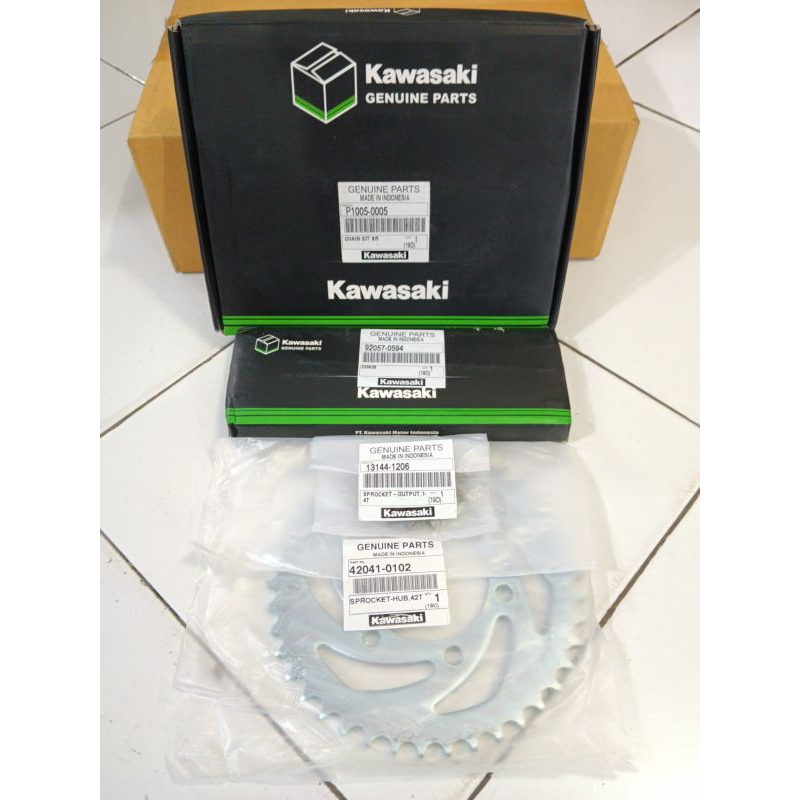 Gear set Ninja R, Gear set Ninja SS, Chainkit Ninja / KR Original