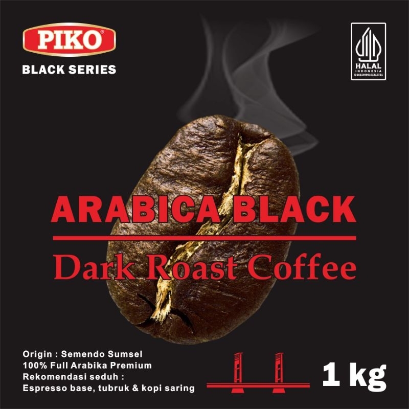 

Kopi Arabika Semendo Dark Roast 1kg Premium Piko Arabica Black Coffee