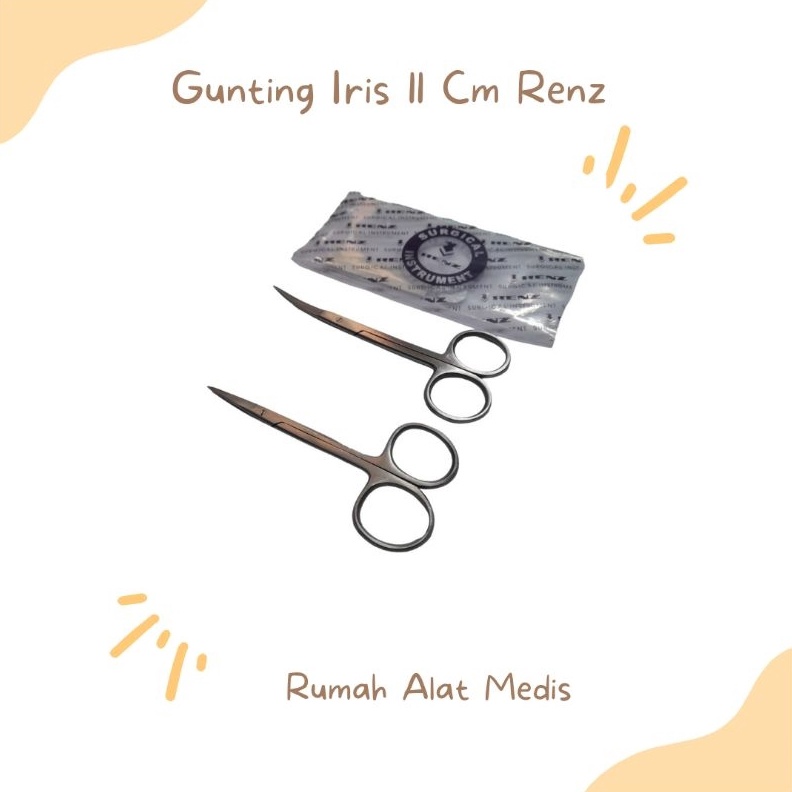 

ART X24P Gunting Iris 115cm RENZ Iris Scissor RENZ LurusBengkok