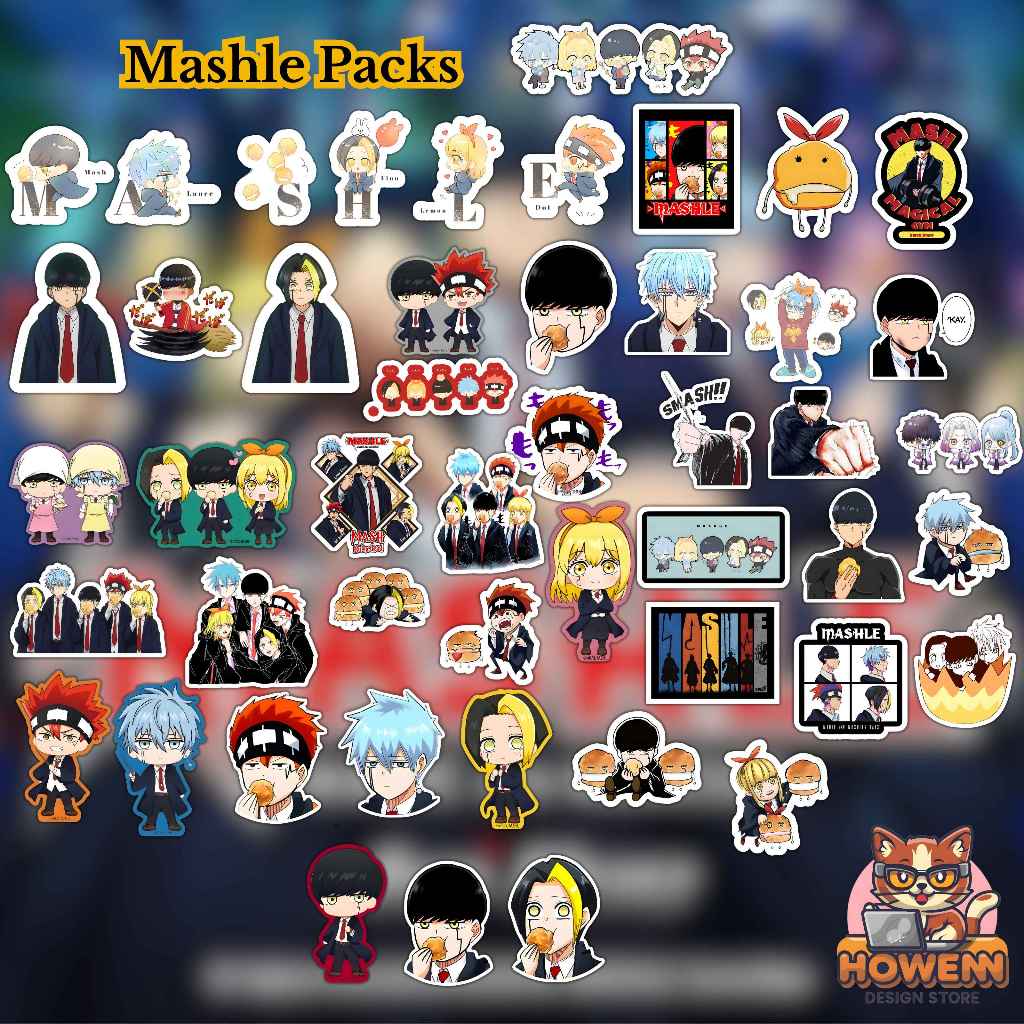 

HDS - STIKER PACKS MASHLE | 10 STIKER | RANDOM