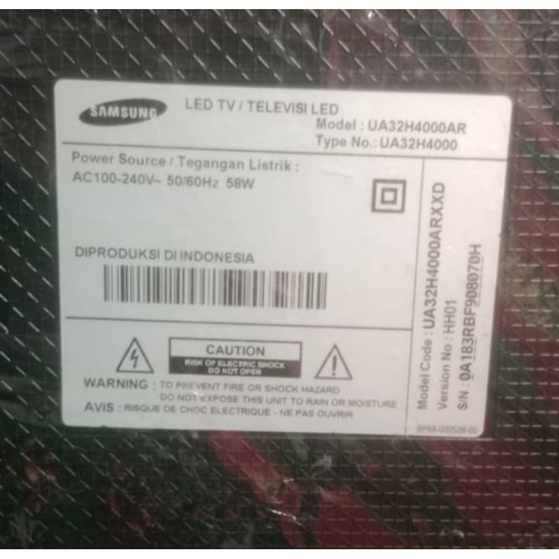 KAKI LED TV SAMSUNG UA32H4000 kaki 32 in