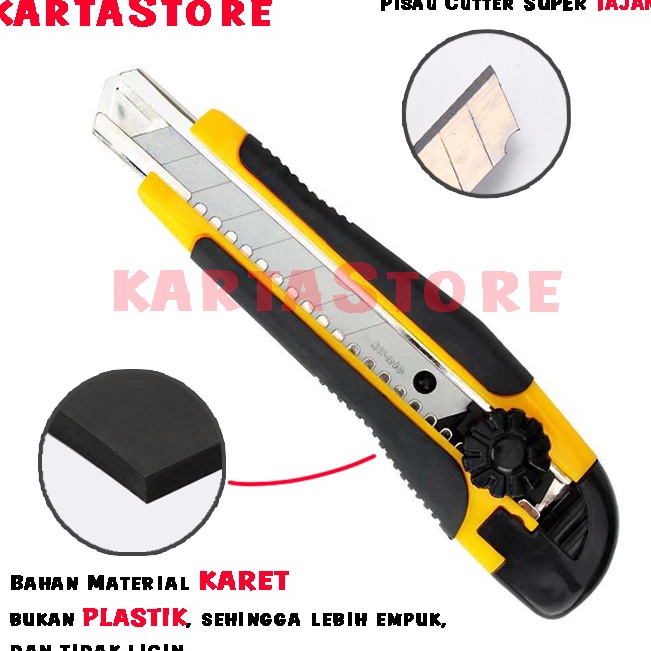 

Borong Laris PISAU CUTTER SUPER TAJAM JAPANESE QUALITY IMPORT