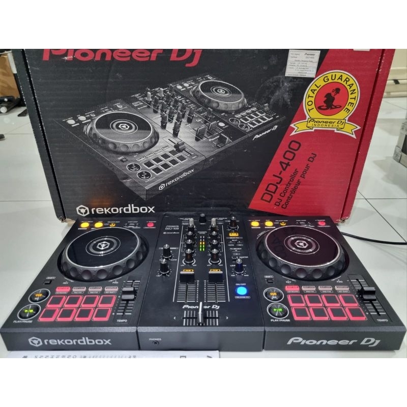 Alat DJ Pioneer DDJ 400 Fullset Box & Manual Book Controller DJ Pioner Rekordbox DJ Edition