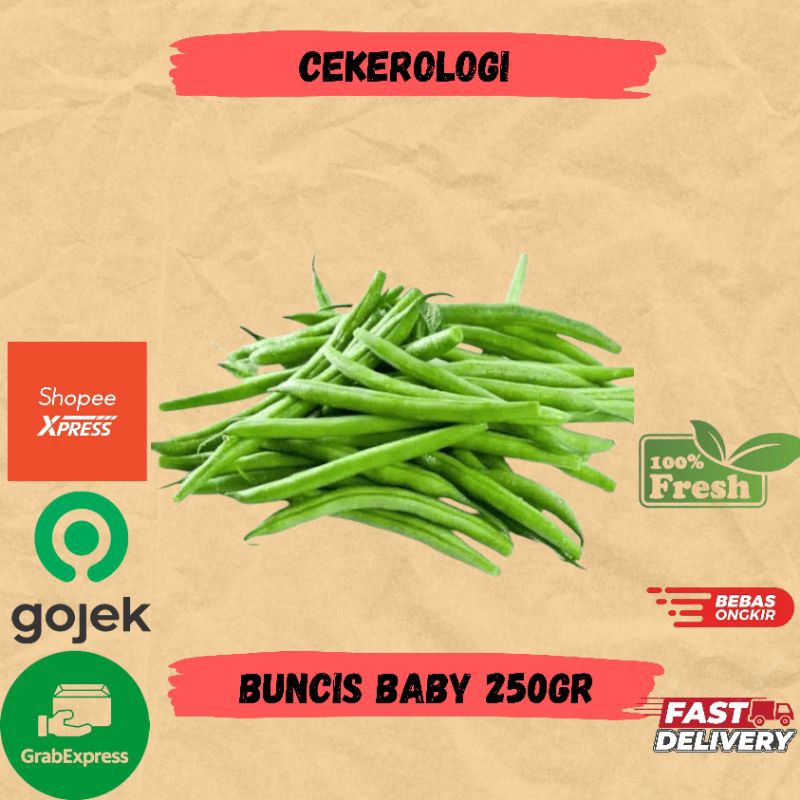 

Buncis Baby 250gr / Buncis Baby Fresh Berkualitas / Buncis Baby / JABODETABEK / Buncis Baby Segar / Sayuran Segar / Sayuran / Sayur