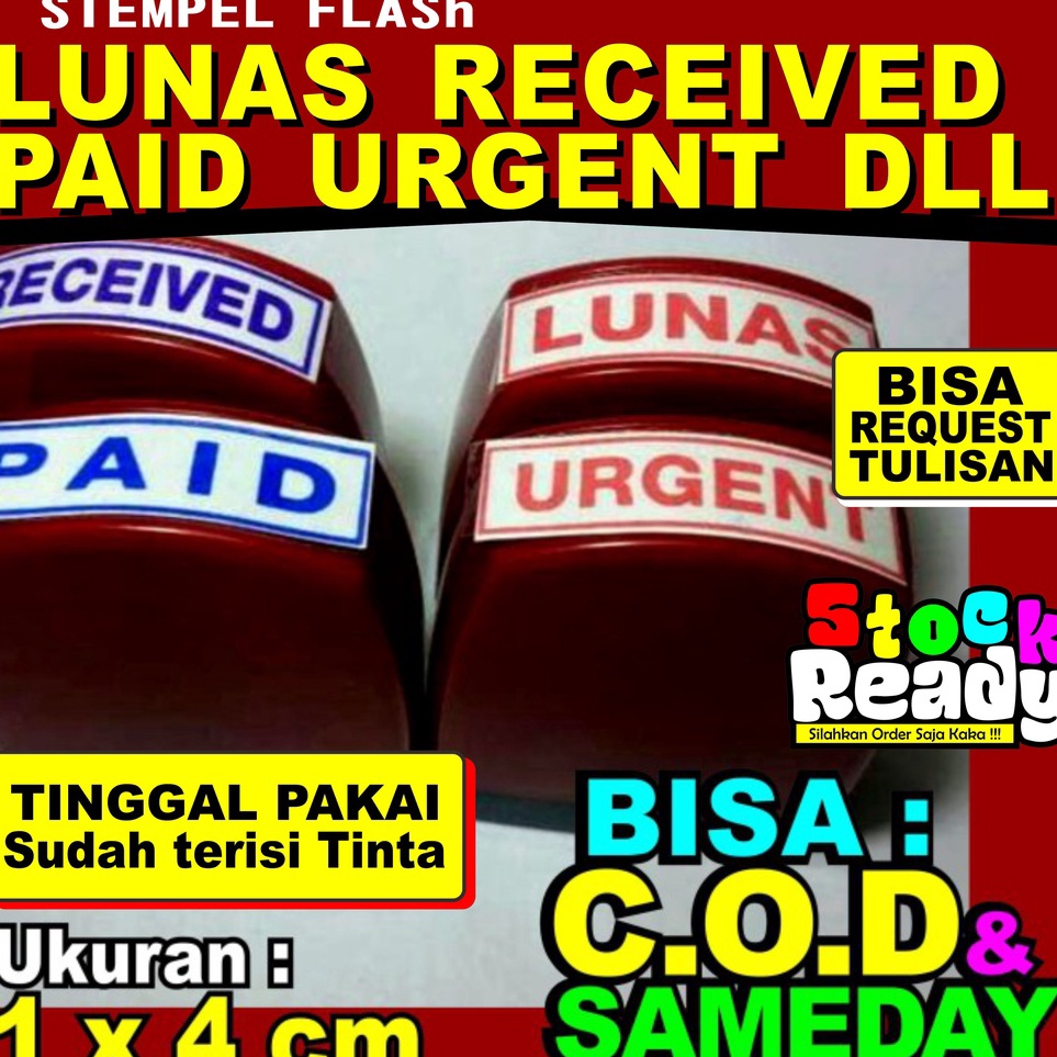

Dapatkan Segera Stempel Flash PAIDRECEIVEDURGENTLUNAS