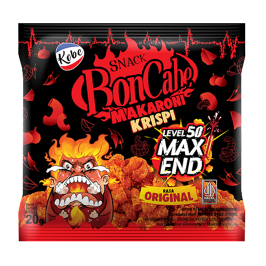 

Snack BonCabe Makaroni Krispi / Cemilan Kobe Ter Pedas