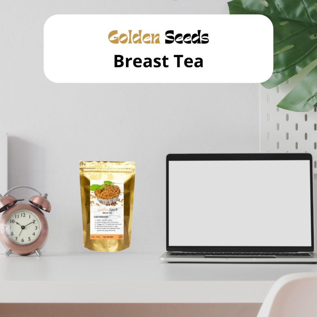 Biji Methi Payudara Besar & Kencang Alami - Herbal Methi Seeds - Golden Breast Tea - Kencang Padat