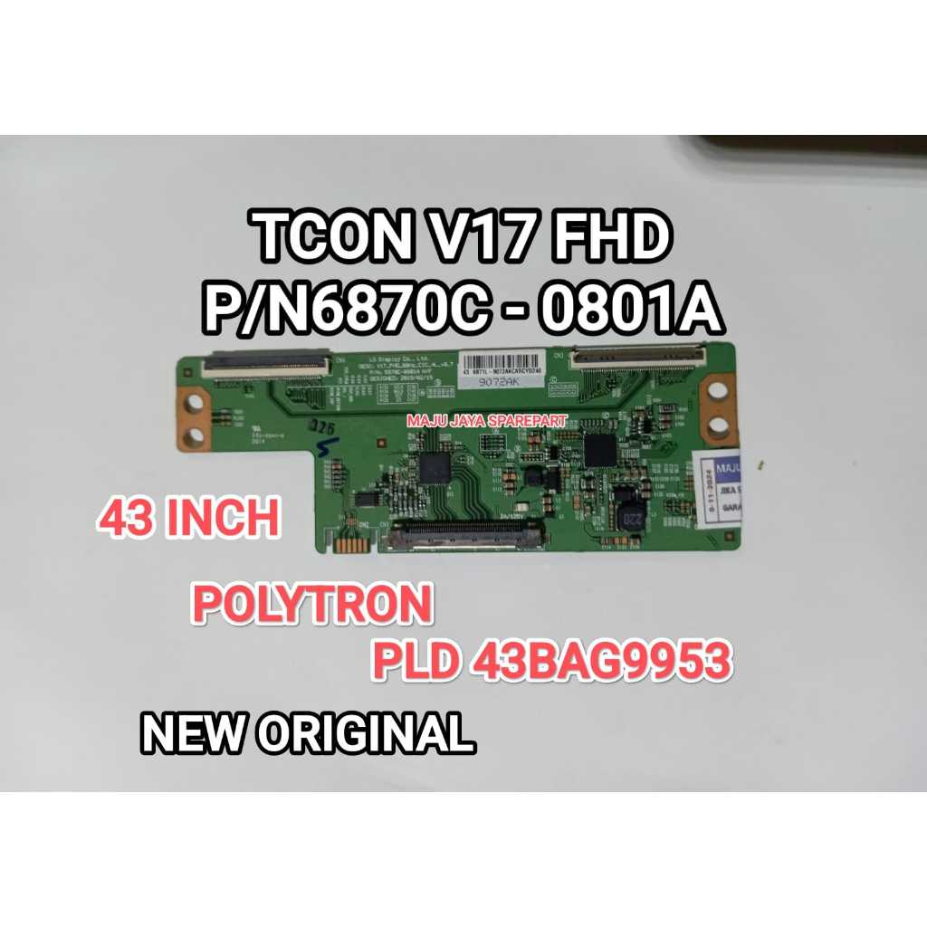 T CON tv POLYTRON PLD 43BAG9953 TCON POLYTRON PLD 43 INCH