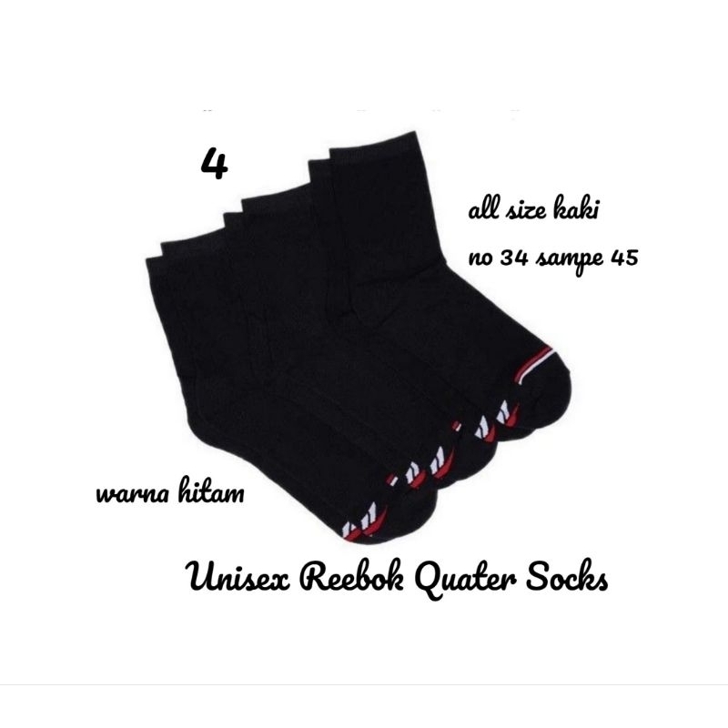 Reebok 3 Pair Quarter socks