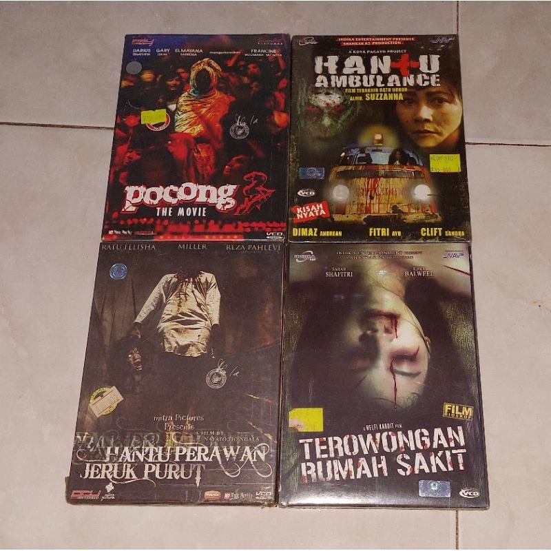 vcd Indonesia Original POCONG 3 / HANTU AMBULANCE / HANTU PERAWAN JERUK PURUT / TEROWONGAN RUMAH SAK