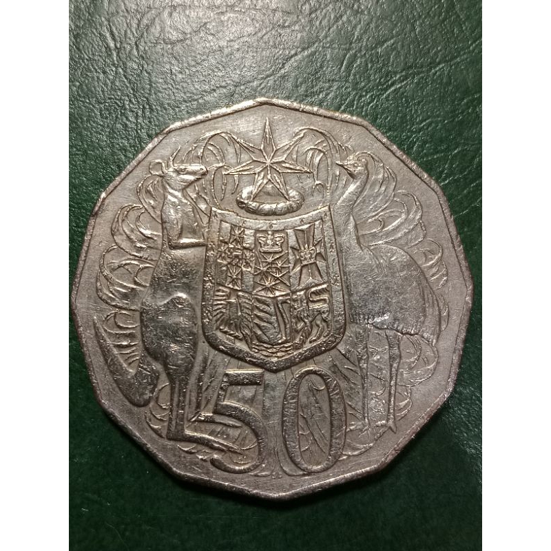 Koin Australia 50 Cents tahun 2008