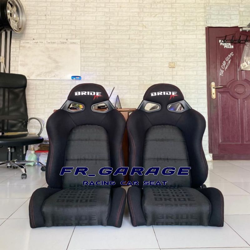 JOK RACING BRIDE CUGA HITAM GRADASI HITAM / JOK RACING MOBIL UNIVERSAL