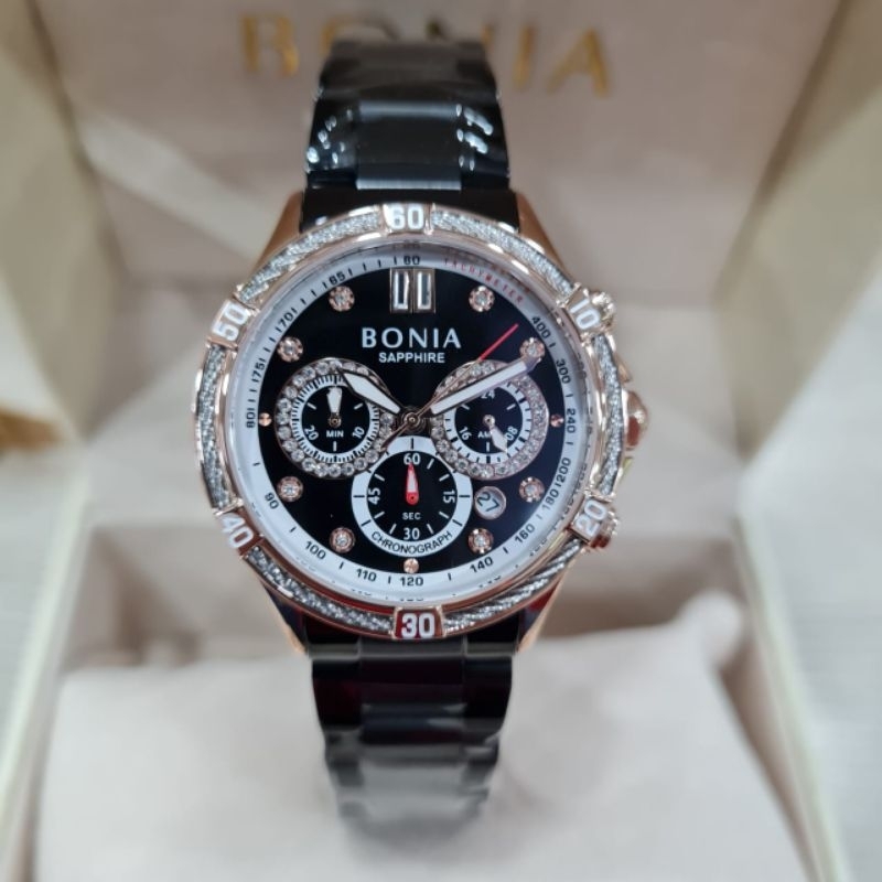 JAM TANGAN WANITA BONIA BN 10732 / 10732S FULSET  ORI BM