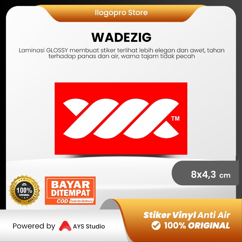 

Stiker Distro Brand Clothing (Bijian) - WADEZIG