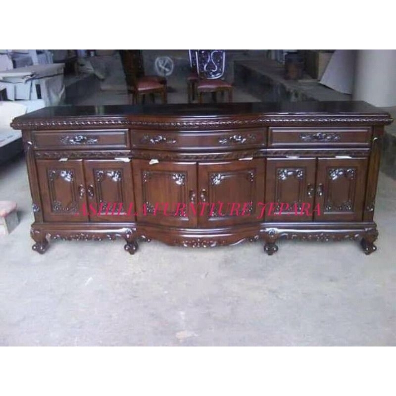 bufet.bufetTV.bufet ukir.bufet jati.meja tv kayu jati.bufet.