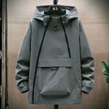 Jaket hoodie parasut doraemon / jaket hoodie pria model terbaru saku depan / hoodie parasut / jaket 