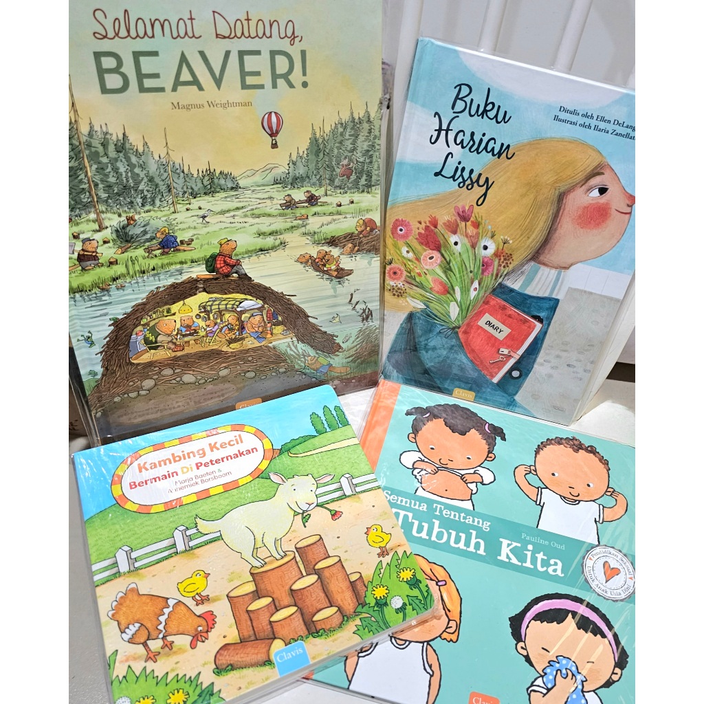 (Ready) Bundling 4 Buku Clavis dgn Selamat Datang Beaver