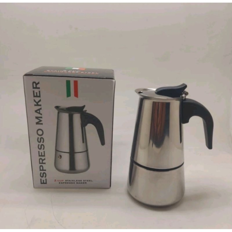Moka pot kopi stainless steel coffe espresso maker mokapot