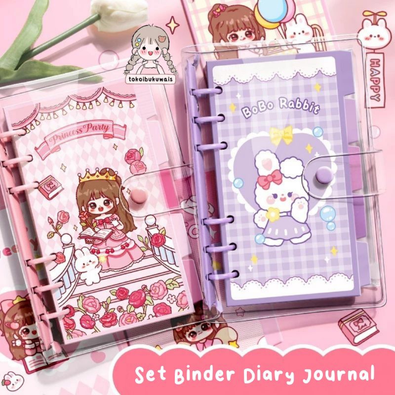 

SET BINDER DIARY JOURNAL AESTHETIC