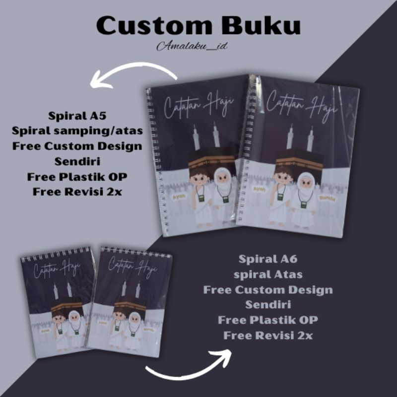 

Notebook custom buku catatan custom Grosir amalaku_id