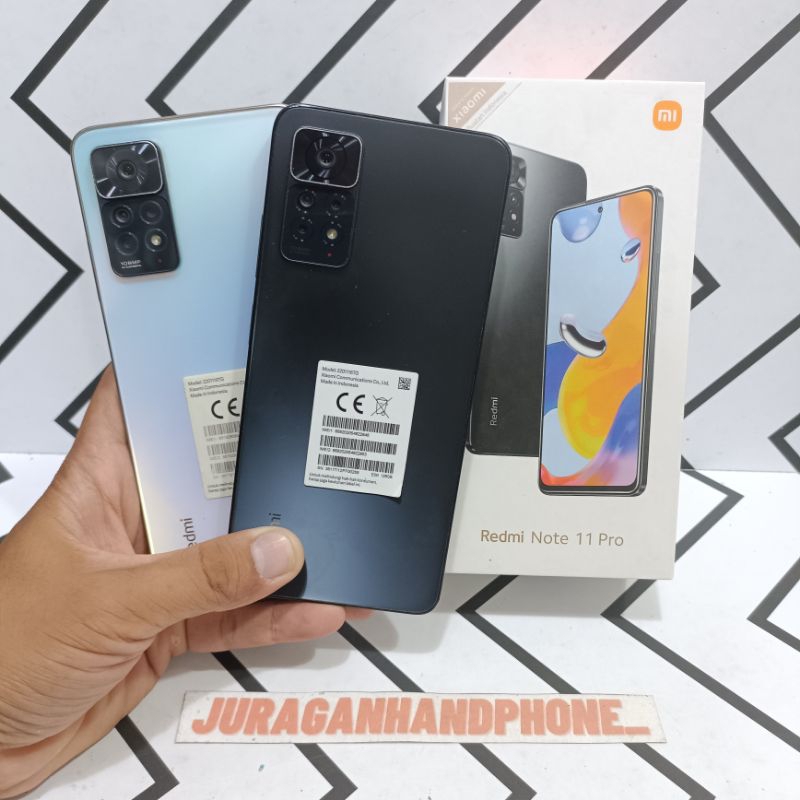REDMI NOTE 11 PRO 4G 8/128GB HP SECOND SEKEN FULLSET