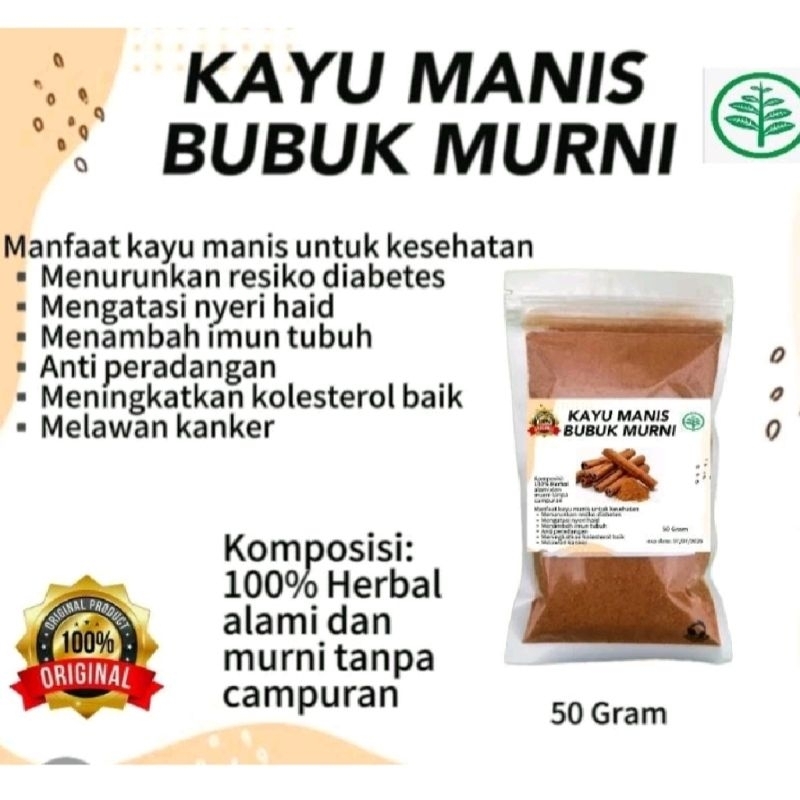 

BUBUK KAYU MANIS CINNAMON MURNI MANIS SEHAT UNTUK GULA DIABETES