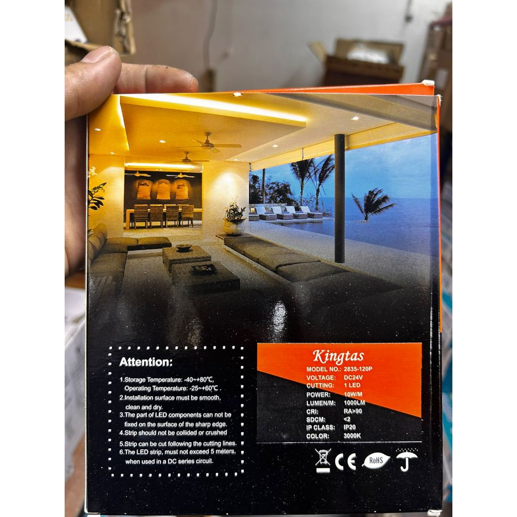 Kingtas Strip Led 2835 120Led Led strip 24V DC 3000k 4000k 6000k