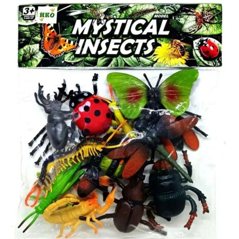 Mainan Anak Animal Binatang Karet Serangga Insect world