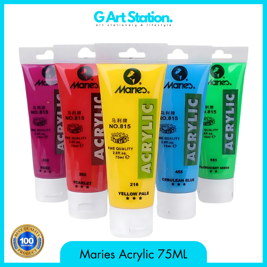 

MARIES Cat Akrilik / Acrylic Paint Maries 75ML - SATUAN