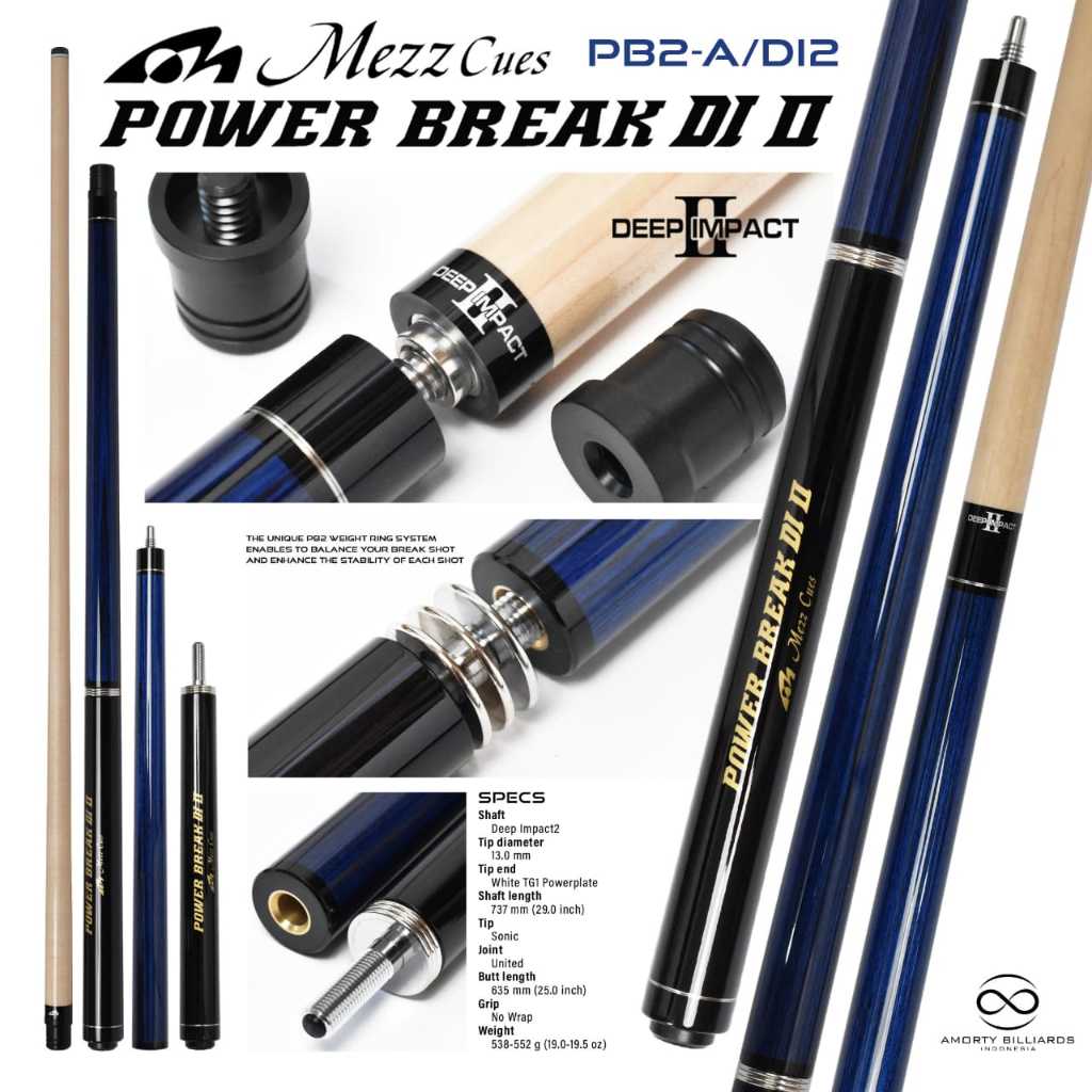 Mezz Cue Power Break PB2-A / Stik Break Billiard