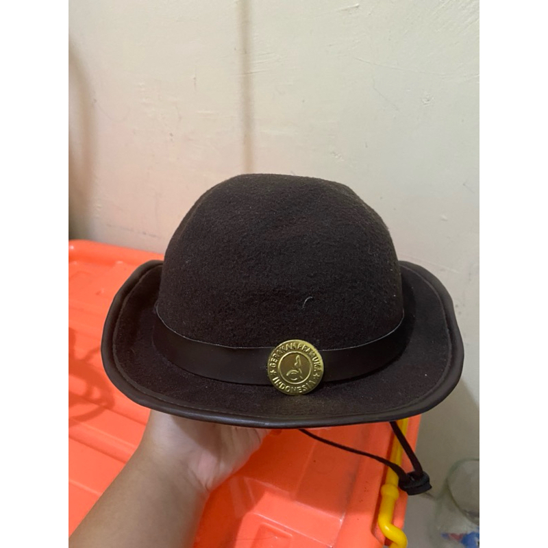 Topi Pramuka Boni Perempuan SD/SMP/SMA bisa preloved