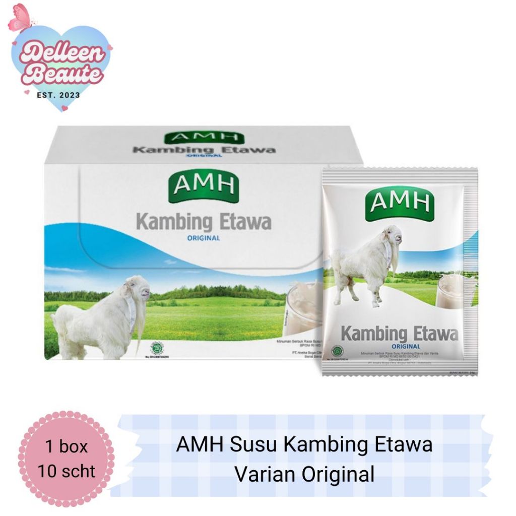 

AMH Susu Kambing Etawa Original 1 Box isi 10 Sachet/RENCENG