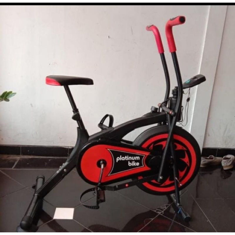 SEPEDA FITNESS PLATINUM BIKE 2 FUNGSI SEPEDA STATIS