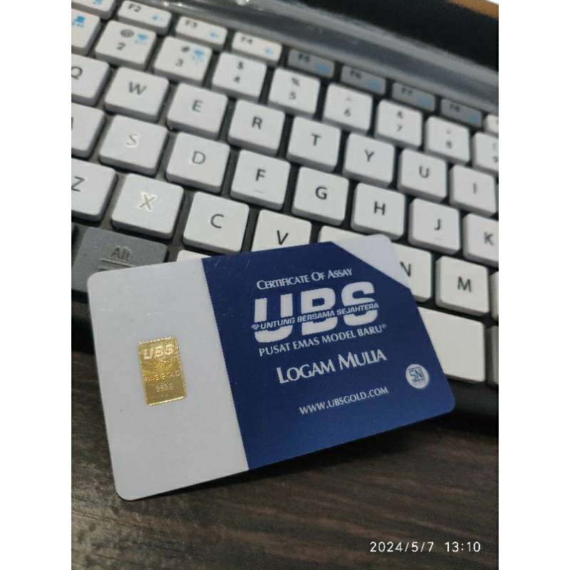 UBS fine gold  1 gram