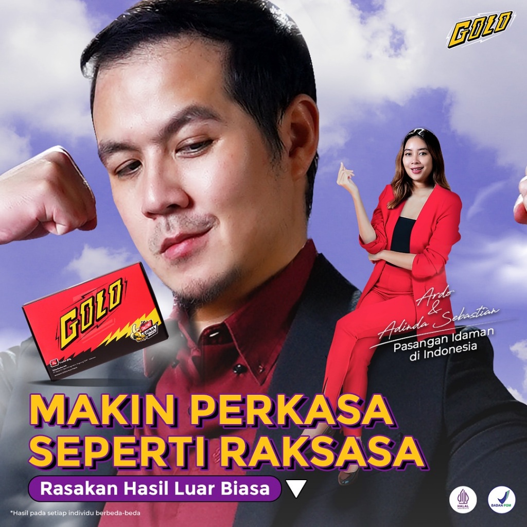 GOLO Ginseng Original 1 Box 5 Sachet - Mister Golo Original Eceran |1 Box 5 Sachet | golo ginseng or