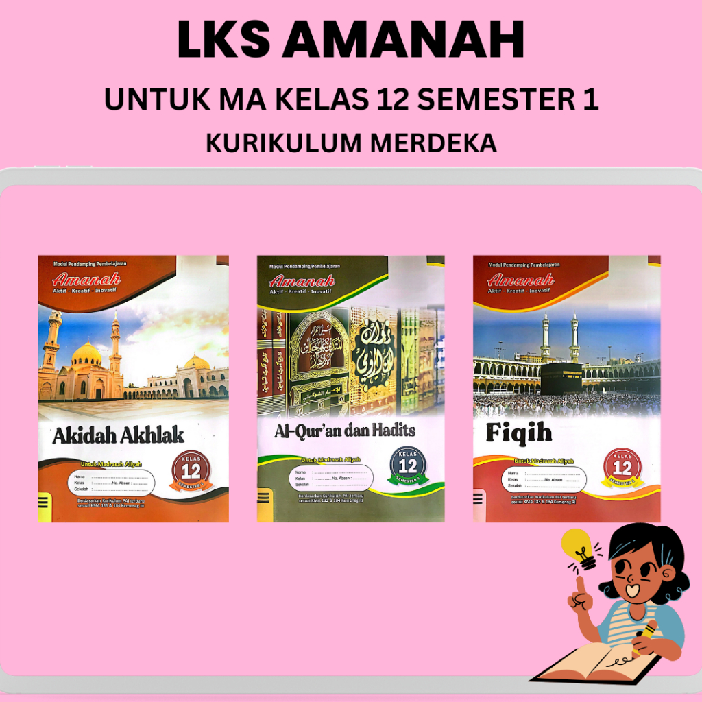 LKS Amanah untuk MA Kelas 12 Semester Satu Kurikulum Merdeka | Modul Pendamping Pembelajaran