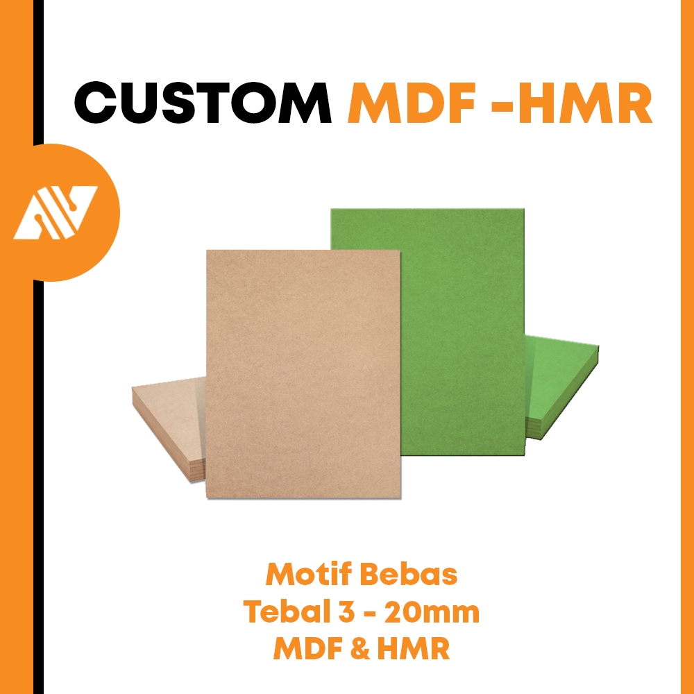 Custom Cut MDF / HMR - Potongan MDF / HMR Tahan Air - Custom Lembaran dan Motif