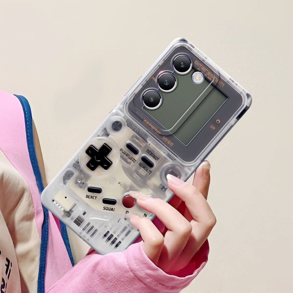 

(PC04) Case Vivo Y100 5G Terbaru V29E 5G V23 5G V23E Fashion Case Procamera Macaron Silikon TPU