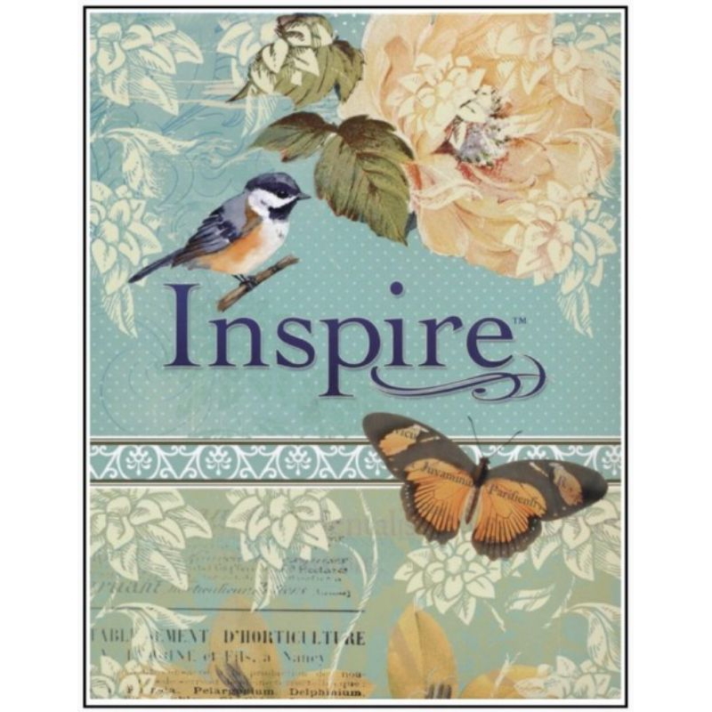 NLT Inspire Bible : The bible for creative journaling, Teal