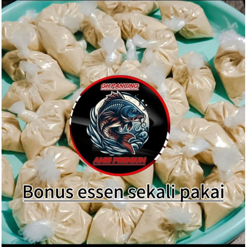 Umpan ikan mas siap pakai full amisan + essen