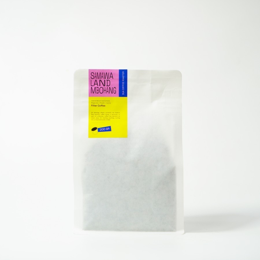 

Biji Kopi Bubuk Arabika Samawa Land Mbohang Filter Coffee Roasted Beans 200 Gram