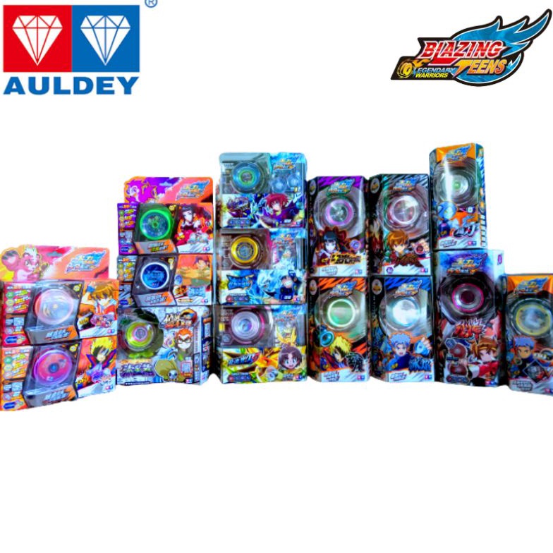 KODE H29K TERMURAH Mainan Yoyo Auldey Blazing Teen Fierce Beacon Flame Soul Frozen Blaze Iron Long F