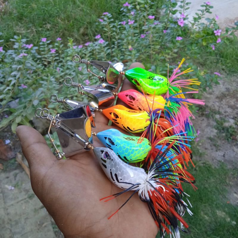 umpan casting gabus dan toman-sleter tektok Rft mancing