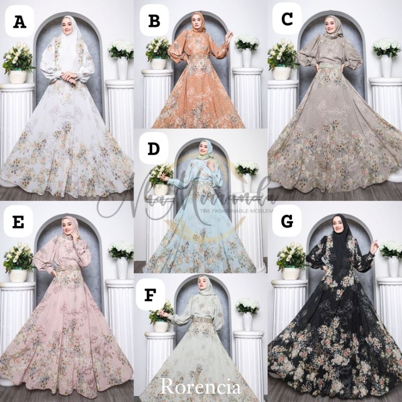 [NHA MIRRANDA] Gamis Premium "Rorencia Series" By Nha Mirranda