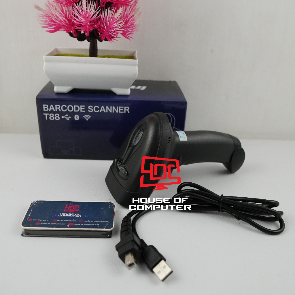 SCANNER BARCODE INFORCE WIRELESS BLUETOOTH USB T88 E-FAKTUR 1D