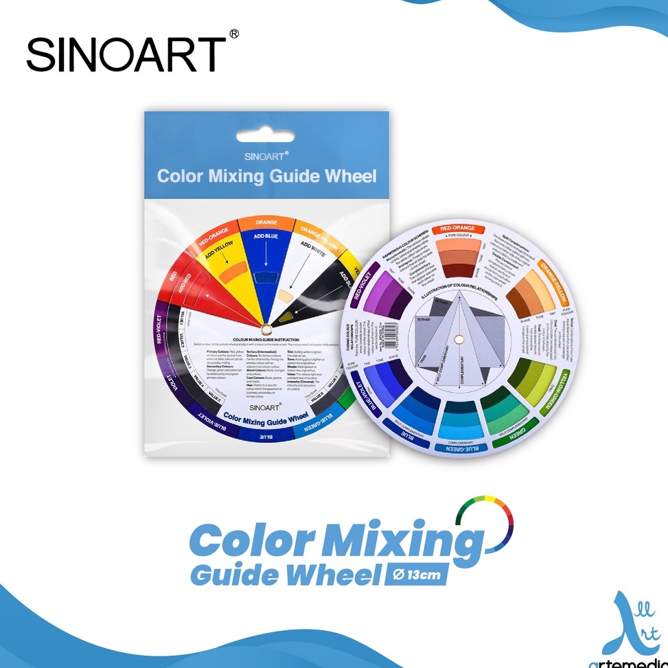 

ART O92R Sinoart Color Mixing Guide Wheel