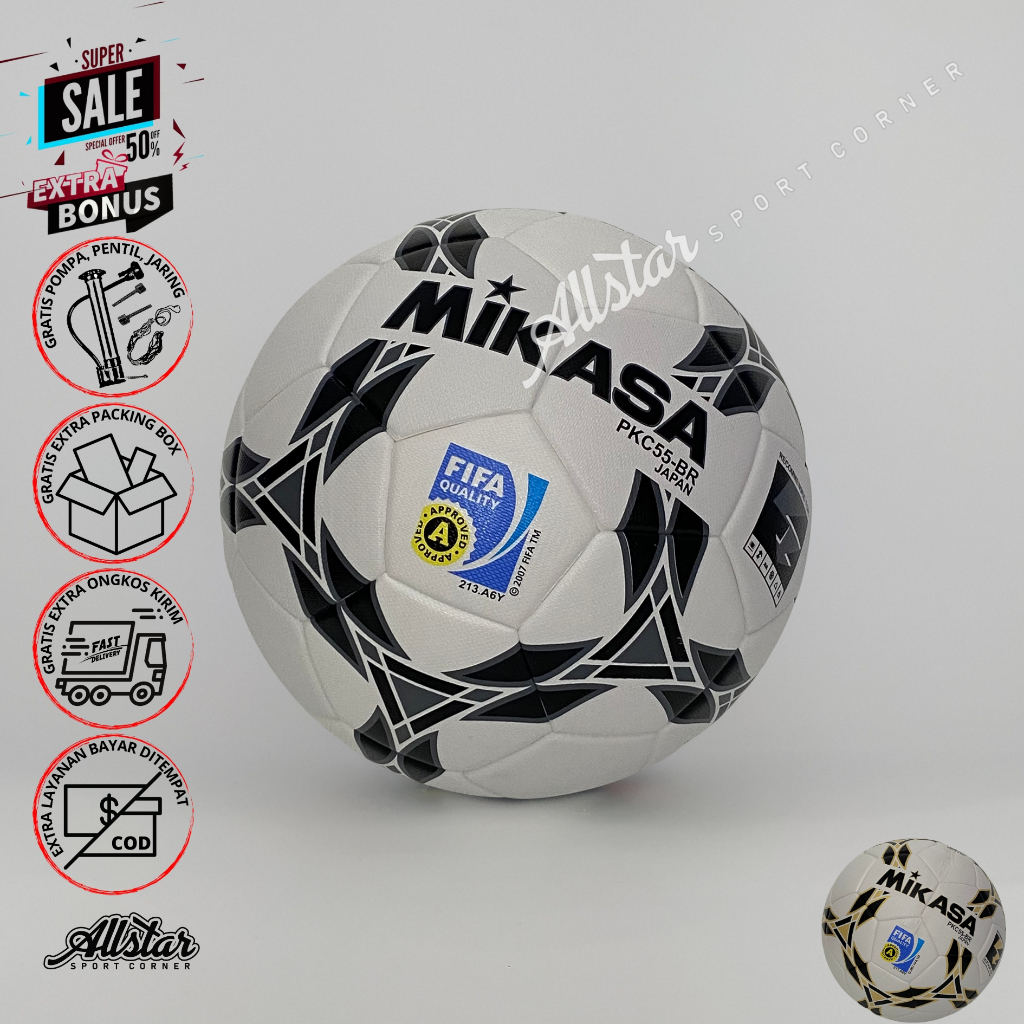 MIKASA bola sepak ORIGINAL MIKASA KICKOFF bola sepak size 5 ORIGINAL TRAINING BALL