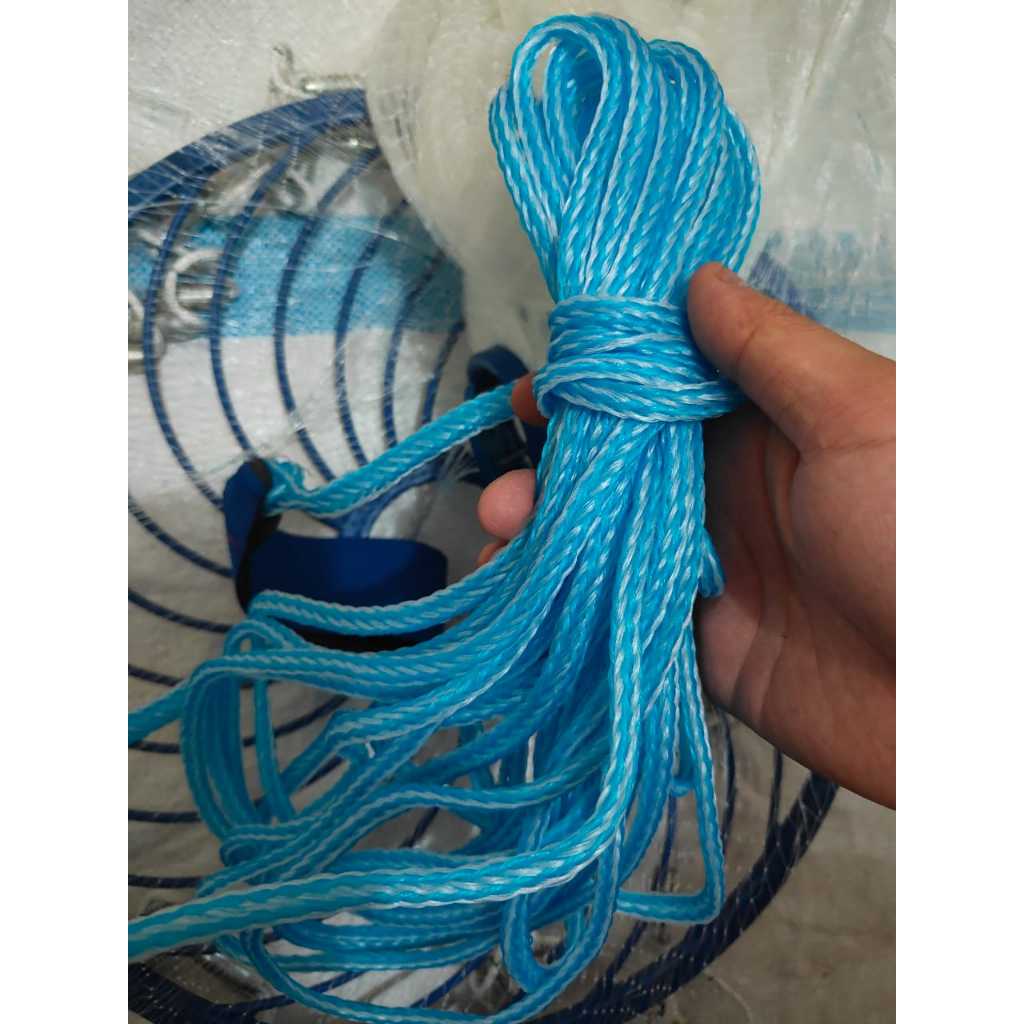 Jaring lempar 1.8Meter Jala Pancing ikan udang lempar siap pakai Throw Net