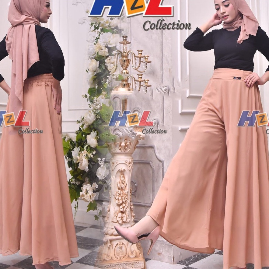 Jangan Sampai Kehabisan Celana kulot panjang payung jumbo ceruty baby doll rok bawahan wanita muslim